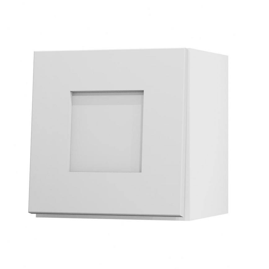 Chelford Dove Grey 350 Half Height Door Open