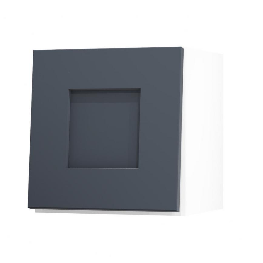 Chelford Navy 350 Half Height Door Open