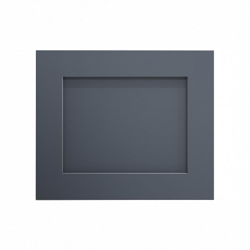 Chelford Navy 600 Tall Integrated Microwave Topbox Door