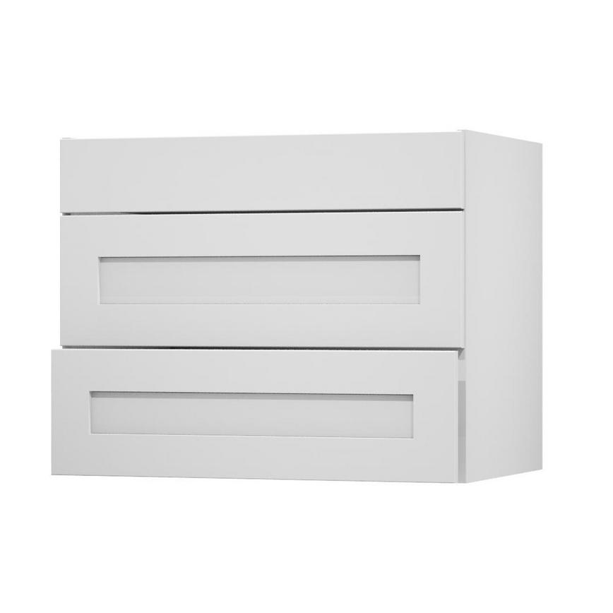 Chelford White Paintable 900 Pan Drawer Door Open