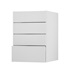 Chelford White Paintable 500 Deep Drawer Door Open