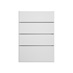 Chelford White Paintable 500 Deep Drawer Door