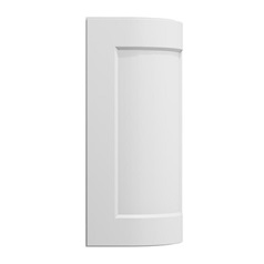 Chelford White Paintable Curved Base Wall Door