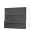 Chelford Charcoal 800 Pan Drawer Door Open