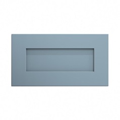 Chelford Dusk Blue 600 Integrated Microwave Topbox Door