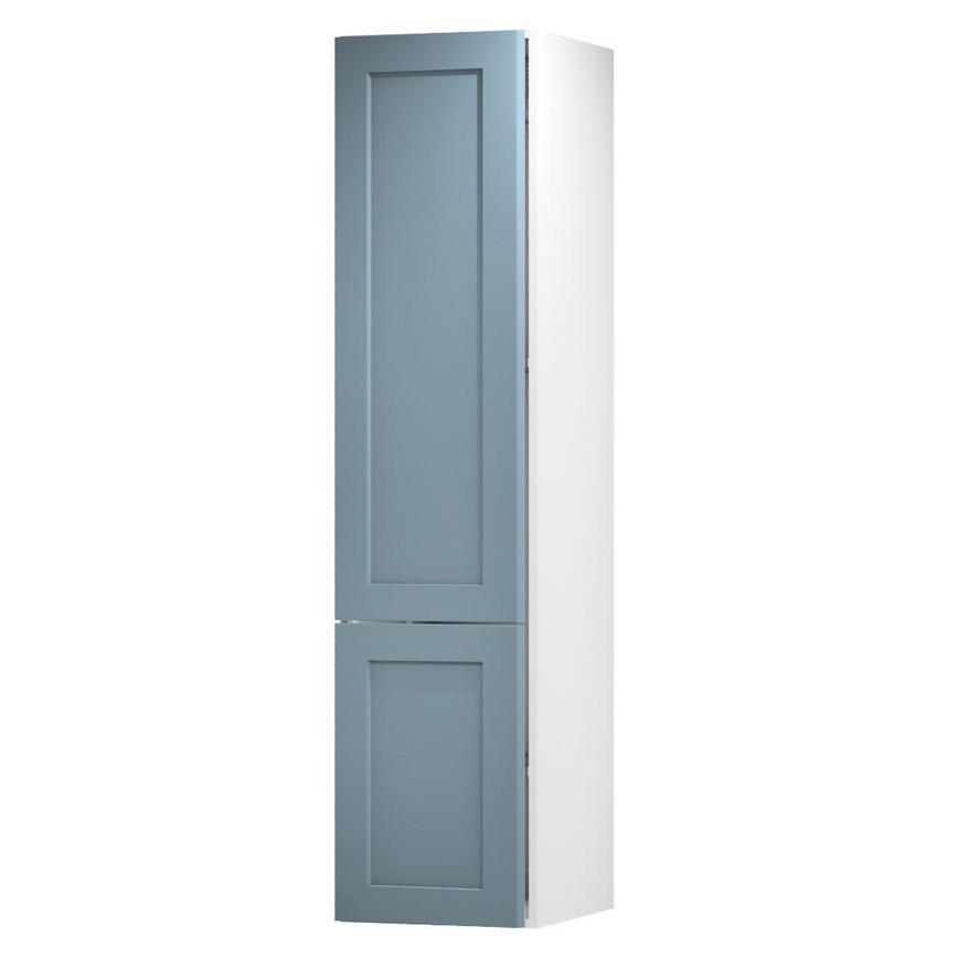 Chelford Dusk Blue 500 Tall Larder Door Open