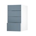 Chelford Dusk Blue 400 Deep Drawer Door Open