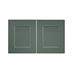 Chelford Fir Green 800 Double Belfast Sink Door
