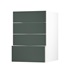 Chelford Fir Green 500 Deep Drawer Door Open