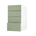 Chelford Reed Green 400 Deep Drawer Door Open