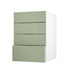 Chelford Reed Green 500 Deep Drawer Door Open