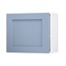 Chilcomb Dusk Blue 600 Tall Integrated Microwave Topbox Door Open