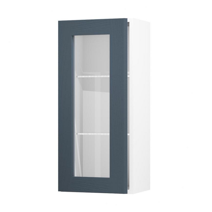 Chilcomb Navy 400 Tall Glass Door Open