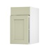 Chilcomb Sage Green 400 Standard Door Open