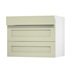 Chilcomb Sage Green 900 Drawer Door Open