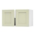 Chilcomb Sage Green 800 Double Belfast Sink Door Open