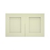 Chilcomb Sage Green 800 Double Belfast Sink Door