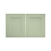 Chilcomb Reed Green 800 Double Belfast Sink Door