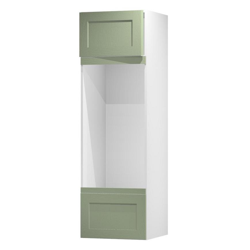 Chilcomb Reed Green 600 Appliance Tower Door Open 437mm