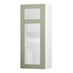 Chilcomb Reed Green 500 Panelled Glass Dresser Door Open