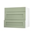 Chilcomb Reed Green 800 Pan Drawer Door Open