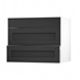Chilcomb Charcoal 900 Pan Drawer Door Open
