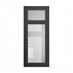 Chilcomb Charcoal 500 Panelled Glass Dresser Door