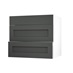 Chilcomb Charcoal 800 Pan Drawer Door Open