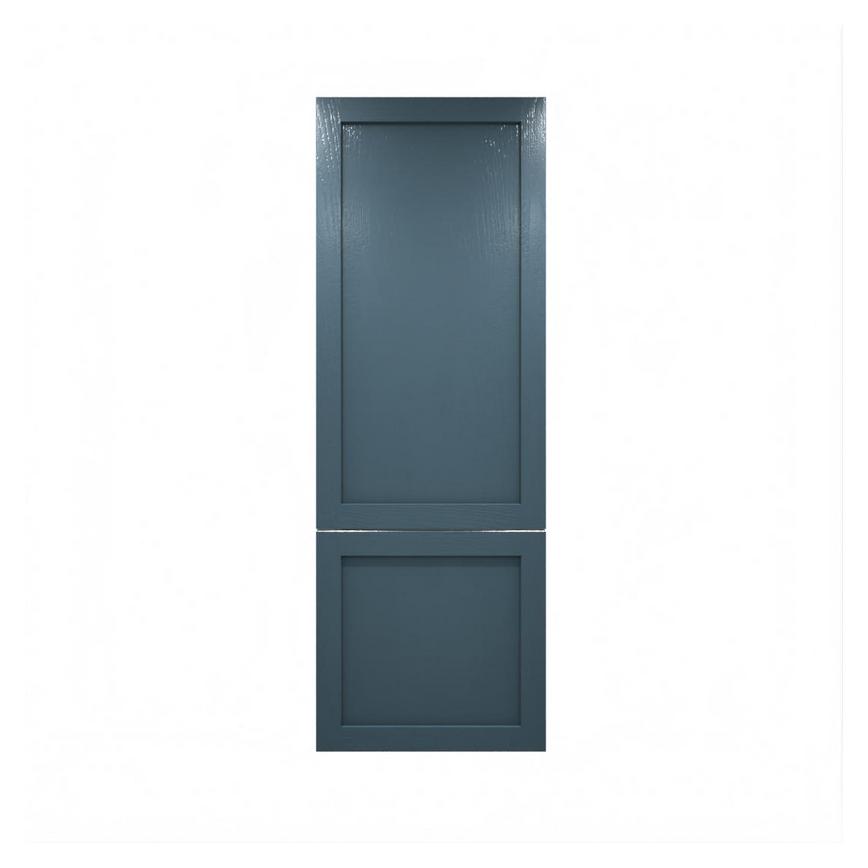 Chilcomb Grain Marine Blue 750mm x 1400mm Tall Larder Door Shown from the Front as a Single Door