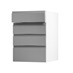 Clerkenwell Gloss Slate Grey 500 Drawer Door Open