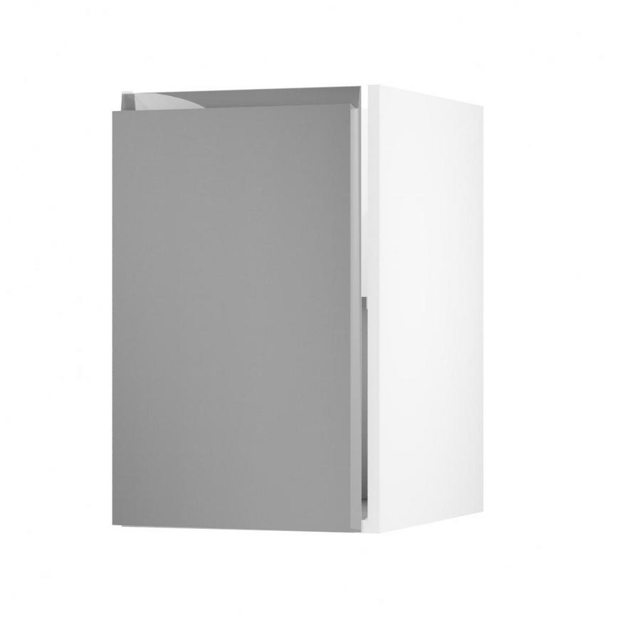 Clerkenwell Gloss Slate Grey 450 Full Height Door Open