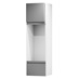 Clerkenwell Gloss Slate Grey 600 Tall Appliance Tower Door Open 570mm