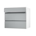 Clerkenwell Gloss Slate Grey 800 Drawer Front Open