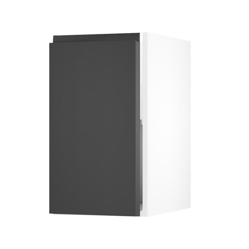 Clerkenwell Super Matt Charcoal 400 Full Height Door Open