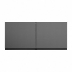 Clerkenwell Super Matt Charcoal 500 Tall Bridge Unit Door