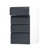 Clerkenwell Super Matt Navy 400 Drawer Door Open