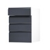 Clerkenwell Super Matt Navy 500 Drawer Door Open