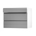 Clerkenwell Super Matt Slate Grey 900 Drawer Door Open
