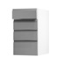 Clerkenwell Super Matt Slate Grey 400 Drawer Door Open