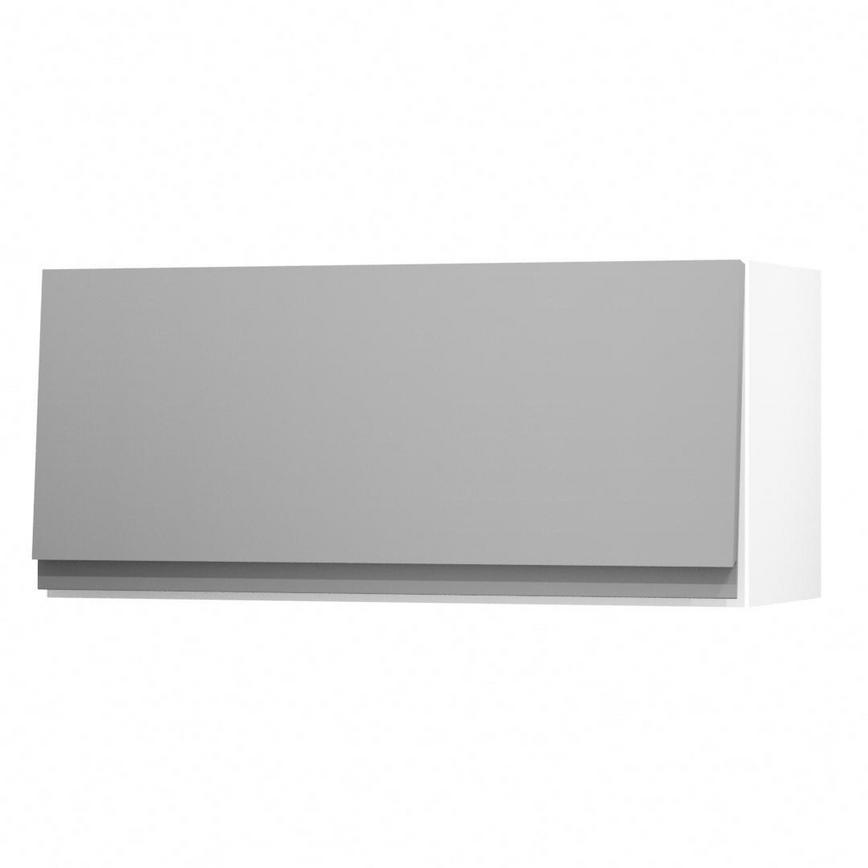 Clerkenwell Super Matt Slate Grey 800 Half Height / Pan Drawer Door Open