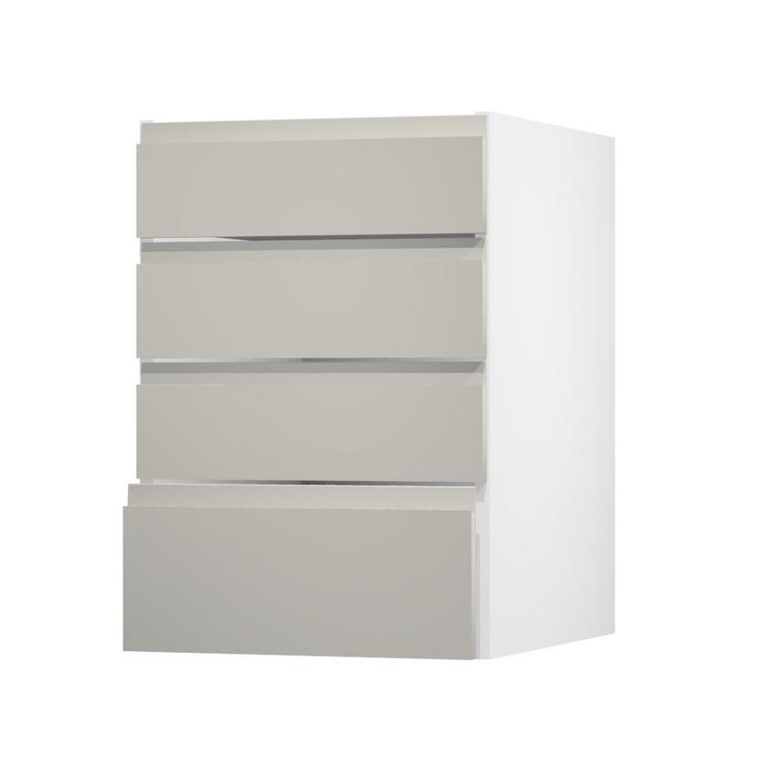 Clerkenwell Super Matt Sandstone 500 Deep Drawer Door Open