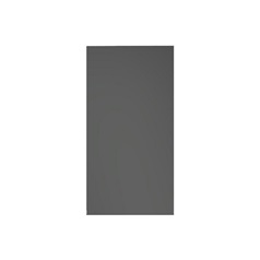 Clerkenwell Gloss Charcoal 750mm x 1400mm Tall Larder Door Shown from the Front as a Single Door