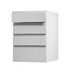 Clerkenwell Super Matt Dove Grey 500 Drawer Door Open