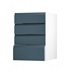 Clerkenwell Super Matt Marine Blue 500 Deep Drawer Door Open