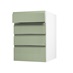 Clerkenwell Super Matt Reed Green 500 Drawer Door Open