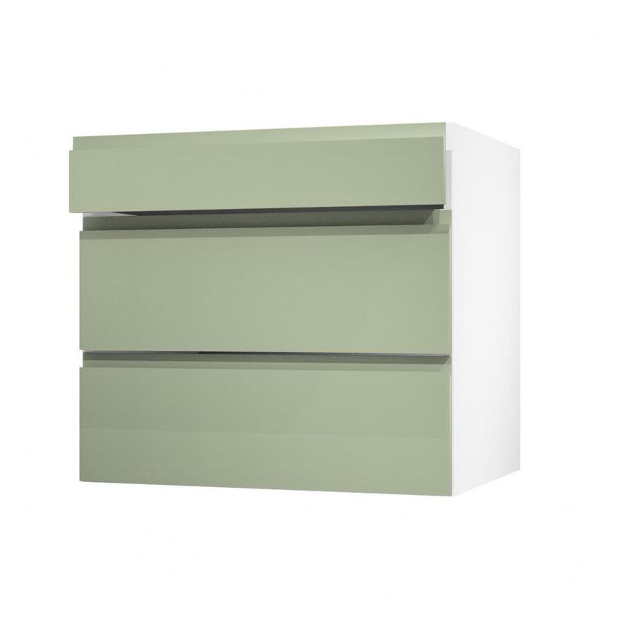 Clerkenwell Super Matt Reed Green 800 Drawer Front Open