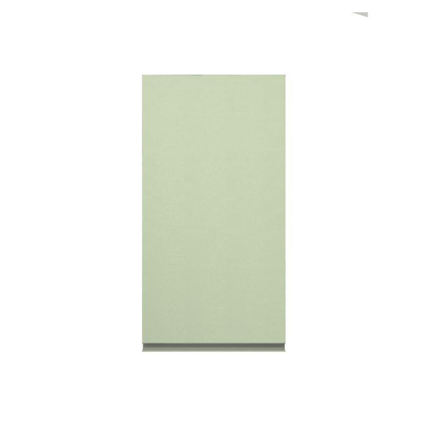 Clerkenwell Super Matt Reed Green 750mm x 1400mm Tall Larder Door Shown from the Front as a Single Door