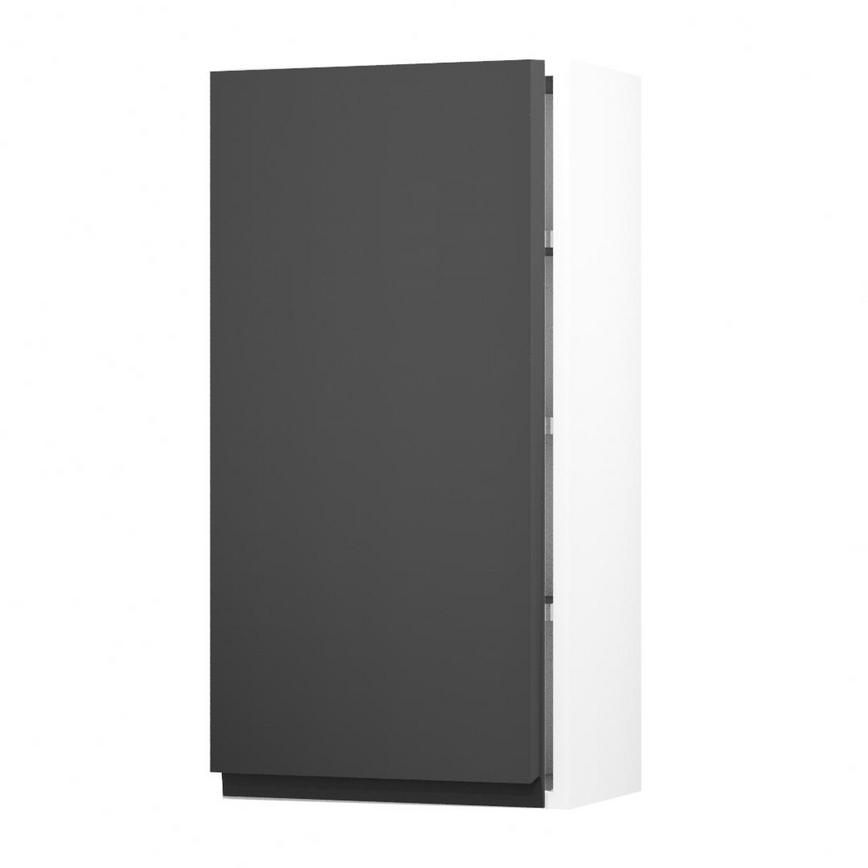 Clerkenwell Super Matt Black 450 Tall Door Open