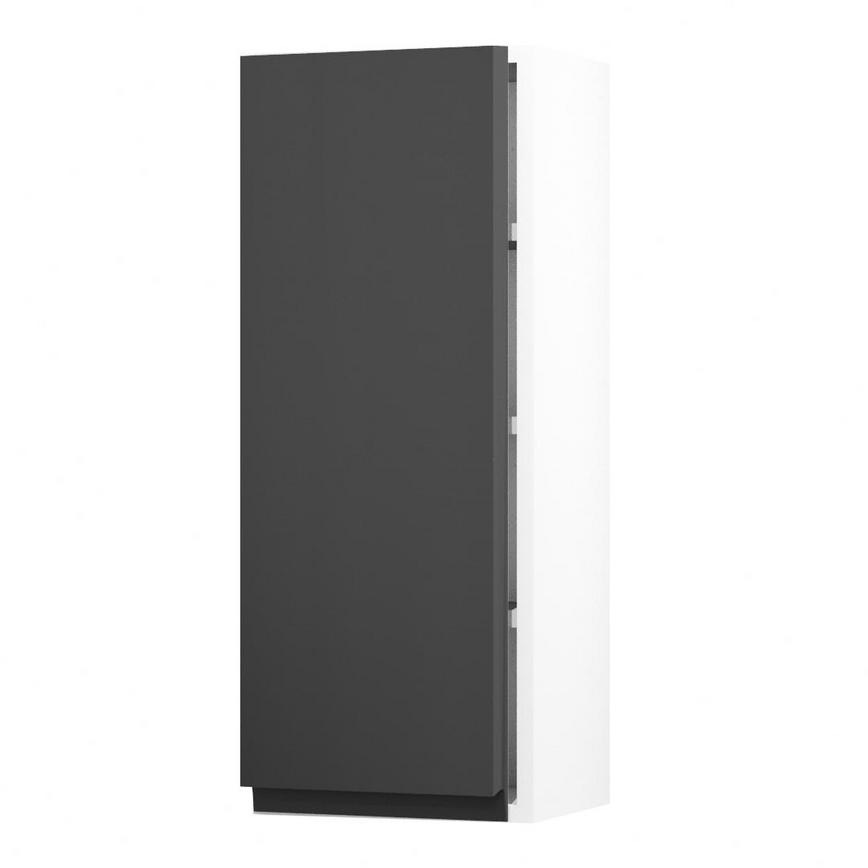 Clerkenwell Super Matt Black 350 Tall Door Open