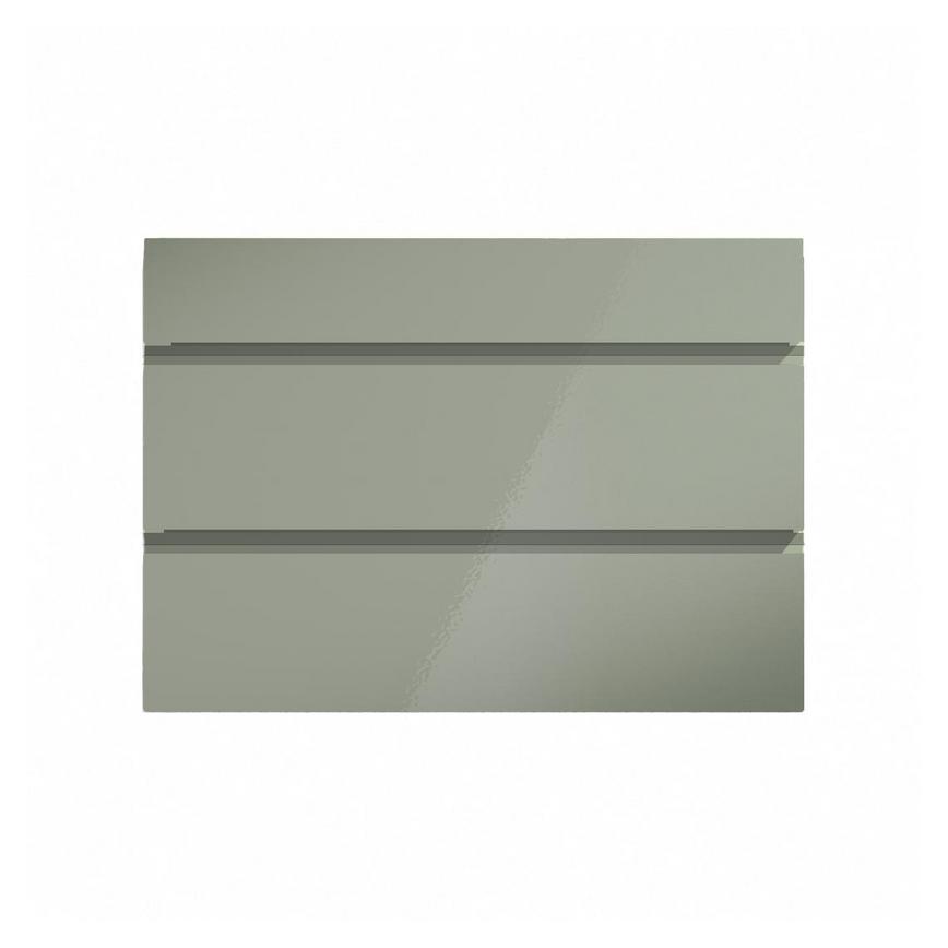 Clerkenwell Gloss Reed Green 1000 Fridge Freezer Wall Door